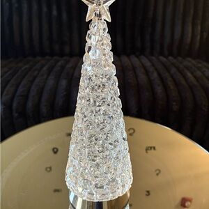 Crystal Christmas Tree Figurine by Bath and body works HTF